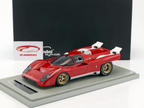 Ferrari 512M Press Rosso Corsa test version 1971 rouge 1:18 Tecnomodel