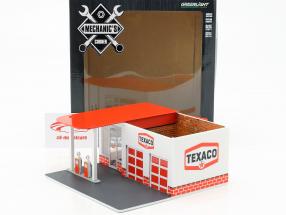 Vintage gas estación Texaco Oil / Mechanic's Corner Series 1 1:64 Greenlight