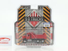 International WorkStar Construction dump year 2017 red 1:64 Greenlight