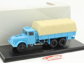 Tatra 111 Pritsche mit Plane hellblau 1:43 PremiumClassiXXs