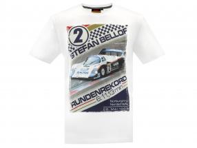 Stefan Bellof T-Shirt record du tour 6.11,13 min avec Frontprint blanc