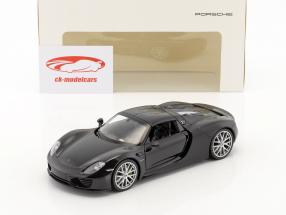 Porsche 918 Spyder basalt sort 1:24 Welly