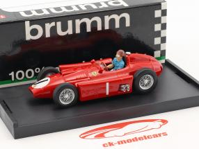 J. M. Fangio Ferrari D50 #1 vincitore britannico GP formula 1 Campione del mondo 1956 1:43 Brumm
