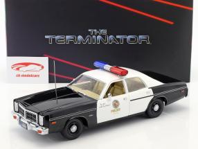 Dodge Monaco Metropolitan Police ano de construção 1977 filme Terminator (1984) com T-800 figura 1:18 Greenlight