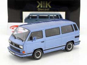 Porsche B32 auf Basis Volkswagen VW T3 Bus Baujahr 1984 hellblau metallic 1:18 KK-Scale