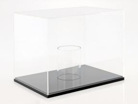 高品质透明展示盒用于头盔模型比例1:2展示 SAFE