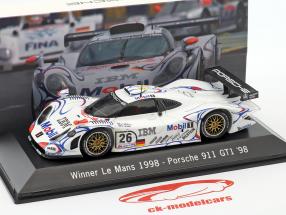 Porsche 911 GT1 #26 Winnaar 24h LeMans 1998 McNish, Aiello, Ortelli 1:43 Spark