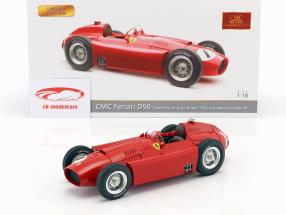 Juan Manuel Fangio Ferrari D50 #1 Winner British GP World Champion formula 1 1956 1:18 CMC