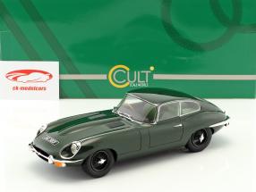 Jaguar E-Type Coupe Series II Baujahr 1968 dunkelgrün 1:18 Cult Scale