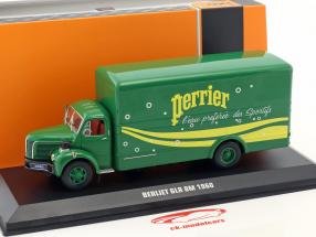 Berliet GLR 8M camion Perrier année de construction 1960 vert / jaune 1:43 Ixo