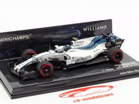 Lance Stroll Williams FW40 #18 Abu Dhabi GP formule 1 2017 1:43 Minichamps