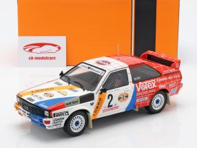 Audi Quattro A1 #2 Sieger Hunsrück Rallye 1984 Demuth, Lux 1:18 Ixo