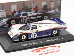 Porsche 962 C LH #17 Gagnant 24h LeMans 1987 Stuck, Bell, Holbert 1:43 Spark