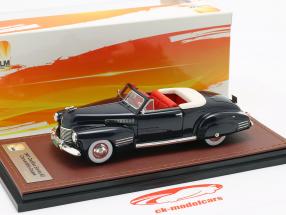 Cadillac Series 62 conversível Open Top ano de construção 1941 azul escuro 1:43 GLM