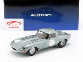 Jaguar Lightweight E-Type met verwijderbaar top Bouwjaar 2015 zilver 1:18 AUTOart