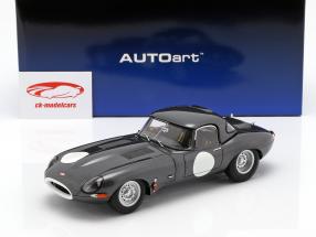 Jaguar Lightweight E-Type mit abnehmbarem Dach Baujahr 2015 dunkelgrau 1:18 AUTOart