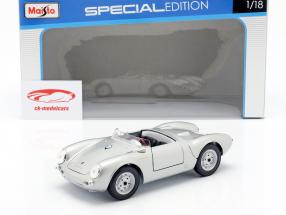 保时捷 550 A Spyder 年 1950 银 1:18 麦斯托