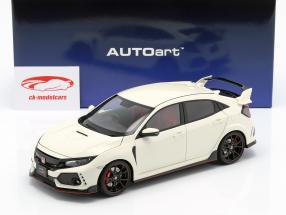Honda Civic Type R (FK8) year 2017 white 1:18 AUTOart