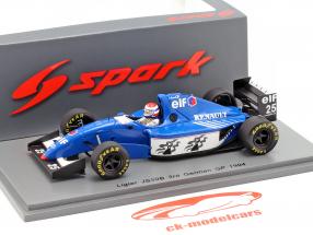 Eric Bernard Ligier JS39B #25 3rd German GP formula 1 1994 1:43 Spark