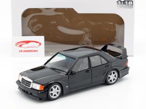 Mercedes-Benz 190E 2.5-16V Evolution II ano de construção 1990 preto 1:18 Solido