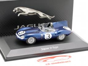 Jaguar D type #3 Winner 24h LeMans 1957 Flockhart, Bueb 1:43 Atlas