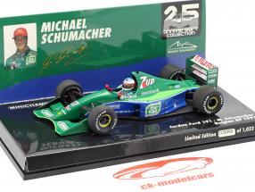 M. Schumacher Jordan 191 #32 F1 Debut Belgian GP Spa 1991 1:43 Minichamps