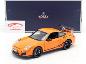 Porsche 911 (997 II) GT3 RS Baujahr 2010 orange 1:18 Norev