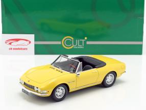 Fiat Dino Spyder Opførselsår 1966 gul 1:18 Cult Scale