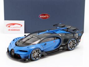 Bugatti Vision GT Opførselsår 2015 Bugatti racing blå / carbon blå 1:18 AUTOart