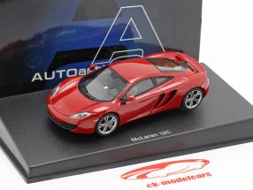 McLaren MP4-12C Baujahr 2011 rot metallic 1:43 AUTOart