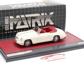 Alfa Romeo 6C 2500 Ghia Convertible Open Top 1947 creme weiß 1:43 Matrix