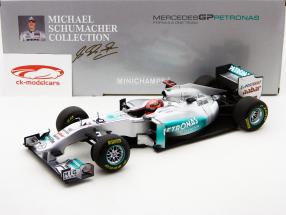 沸騰ブラドン Schumacher M. 1:18 Minichamps Mercedes Showcar W02 GP ミニカー