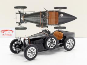 Bugatti T35 Opførselsår 1925 sort 1:12 Norev