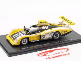 Renault Alpine A442 #2 ganador 24h LeMans 1978 Pironi, Jaussaud 1:43 Spark