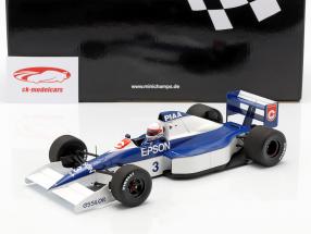 Satoru Nakajima Tyrrell 018 #3 6th USA GP formel 1 1990 1:18 Minichamps