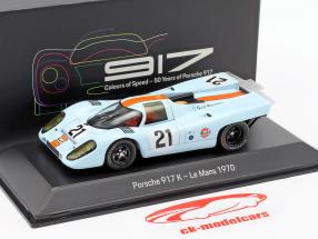 Porsche 917K Gulf #21 24h LeMans 1970 Rodriguez, Kinnunen 1:43 Spark