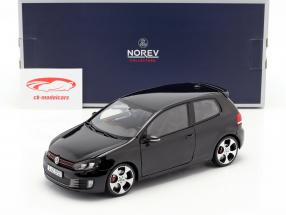 Volkswagen VW Golf VI GTI anno di costruzione 2009 nero 1:18 Norev