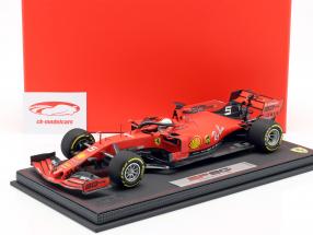 Sebastian Vettel Ferrari SF90 #5 4 ° australiano GP F1 2019 con vetrina 1:18 BBR