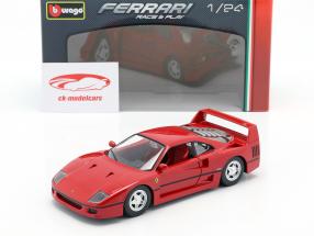 Ferrari F40 Byggeår 1987-1992 rød 1:24 Bburago