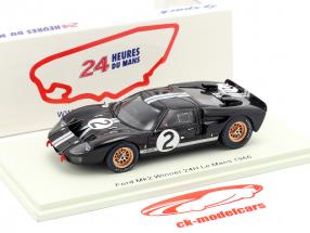 Ford GT40 MK2 #2 vincitore 24h LeMans 1966 McLaren, Amon 1:43 Spark