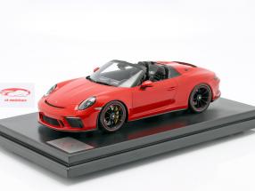 Porsche 911 (991 II) Speedster year 2019 guards red with Showcase 1:12 Spark