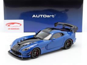 Dodge Viper ACR year 2017 competition blue / black 1:18 AUTOart