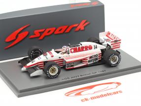 Pascal Fabre AGS JH22 #14 Brits GP formule 1 1987 1:43 Spark