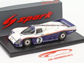 Porsche 962C #2 3ro 24h LeMans 1985 Bell, Stuck, Ickx 1:43 Spark