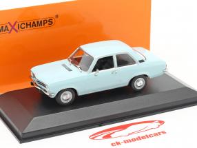 Opel Ascona A Ano de construção 1970 luz azul 1:43 Minichamps