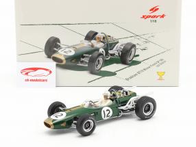 Jack Brabham Brabham BT19 #12 Campeón mundial Francia GP fórmula 1 1966 1:18 Spark