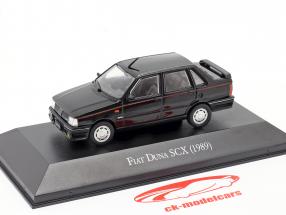 Fiat Duna SCX year 1989 black 1:43 Altaya