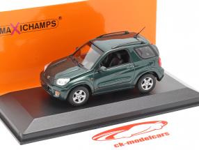 Toyota RAV4 Baujahr 2000 dunkelgrün metallic 1:43 Minichamps