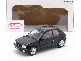 Peugeot 205 GTI MK2 schwarz / rot 1:18 Solido