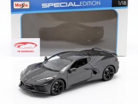 Chevrolet Corvette C8 Stingray Ano de construção 2020 cinzento 1:18 Maisto